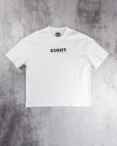 Infinity Ei8ht Oversized White Tee